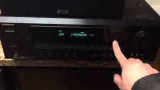 Onkyo HTR530 receiver [upl. by Gaiser]