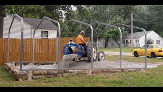 Dirt Scoop In Action  8N Ford Tractor [upl. by Hughmanick761]