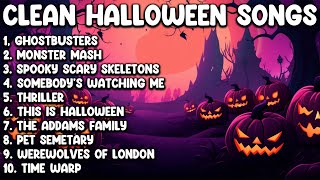 Clean Halloween Songs 2024 🎃 Best Halloween Music Playlist [upl. by Yuma]