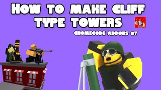 How to make Cliff Towers  GnomeCode TD Addons 7 [upl. by Anivlis426]