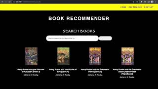 Book Recommendation System [upl. by Lumbye]