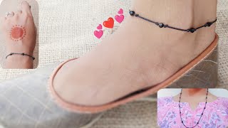 DIY bracelet amp anklet  how to make bracelet at home  macrame bracelet and anklet tutorial [upl. by Yeltihw647]