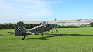 Low amp Slow  Very Slow  Fieseler Storch  Shuttleworth Military Pageant 2013 [upl. by Allevon]