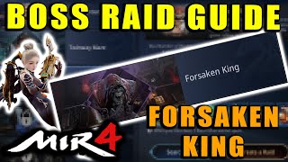 MIR4  Forsaken King Guide and Gameplay Understand the Mechanics First Server Clear [upl. by Staten]