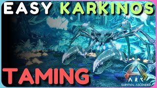 KARKINOS TAMING IS SO EASY Ark Survival Ascended Aberration [upl. by Franck449]