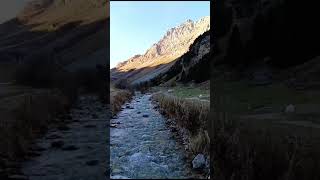 The River of PRALOGNAN in the foot of the mountain VANOISE franceadventure adventureandrelaxation [upl. by Scribner199]