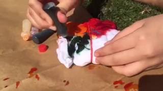 DIY food coloring tiedye shirts [upl. by Sibyls]