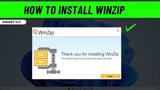 WinZip  How to install Winzip in Windows 11 ✅ [upl. by Osithe]