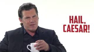 Hail Caesar Josh Brolin quotEddie Mannixquot Official Movie Interview  ScreenSlam [upl. by Anhoj464]