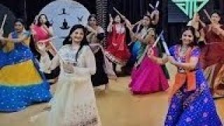 Chogada TaaraDandiya Dance CoverLoveyatriBollywoodNavarathriTraditionalJTD dandiya dance [upl. by Artimas668]