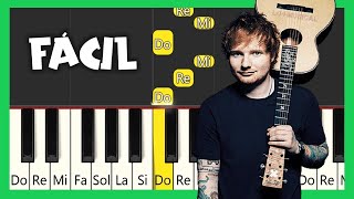 Ed Sheeran  Photograph  TUTORIAL PIANO FÁCIL  CANCIÓN FÁCIL PARA PIANO [upl. by Tavish]