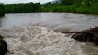 Bulkley River at MorricetownSmithers flood June 2007 [upl. by Marve]