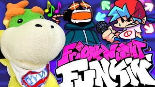 ¡Bowser Jr Juega Videojuegos FRIDAY NIGHT FUNKIN CON MODIFICACIONES  CMB en Español [upl. by Norra]