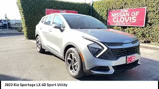 2023 Kia Sportage Steel Gray Black Cloth madera Visalia Fresno Financing Clovis Used stock Service [upl. by Suoirtemed362]