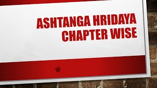 Chapter 16 Ashtanga hridaya स्नेहविधी  oleation Therapy made easy for the BAMS students [upl. by Ynelram]