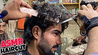 ASMR BARBER 💈 Relaxing Long Hair Transformor with Scissors haircut  ASMR Fast and aggressive [upl. by Llessur]