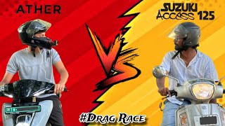 ❤️‍🔥Ather 450X Vs Access 125 😱  Drag Race🥵  Electric Vs Petrol 🧨⚡l Watch Before You Buy🥵 [upl. by Artened]