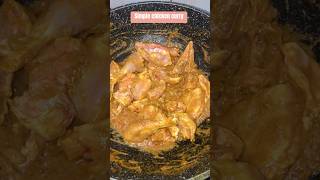 Cooking chicken curry for lunch reels food chickenrecipes cooking viralvideo [upl. by Bonnette]