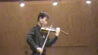 Violinist HaoMing Xie performs Paganini Caprice 24 [upl. by Encratia]