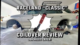 Raceland Classic Coilovers 2000 Subaru Outback Sport [upl. by Weisbrodt493]