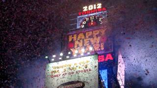 Countdown to 2012 New Years Eve Times Square New York [upl. by West]