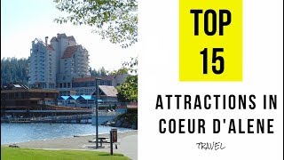 Attractions amp Things to Do in Coeur dAlene Idaho TOP 15 [upl. by Siri206]