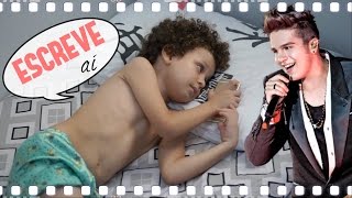 Escreve Aí  Luan Santana feat Isaac Paródia [upl. by Brout471]