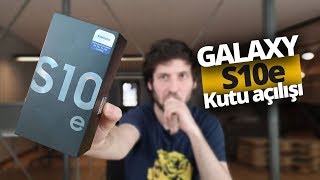 Samsung Galaxy S10e kutusundan çıkıyor [upl. by Rust936]