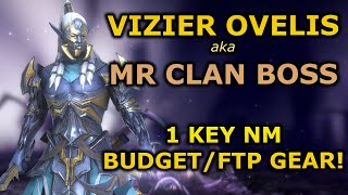 VIZIER OVELIS BEST CLAN BOSS DEBUFF EXTENDER One key Nightmare 23 key UNM  RAID Shadow Legends [upl. by Aenat]