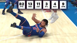 NBA 2K25 My Career  Dropped Brunson With Curry Slide 99 Overall [upl. by Hannej]