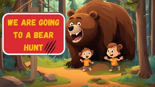 Going on a Bear Hunt  Nursery Rhyme Homeschool Preschool Songs Circle Time Brown Bear Polar Bear [upl. by Nailil]