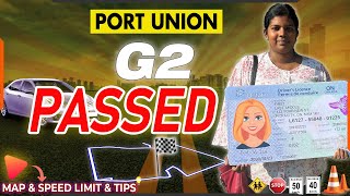 Port Union G2 Road Test Passed  Real Road Test With Instructions Map and Tips [upl. by Edbert424]