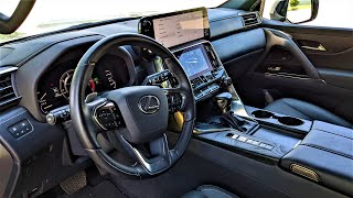 2022 Lexus LX 600 Luxury Interior  Detailed Walkthrough [upl. by Lehrer]