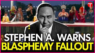 Stephen A warns of political ramifications of Last Supper parody  Olympic 2024 [upl. by Masson832]