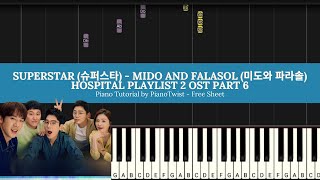 Sheet Superstar Hospital Playlist 2 OST Part6  Mido and Falasol  Piano Tutorial  PianoTwist [upl. by Einhorn]