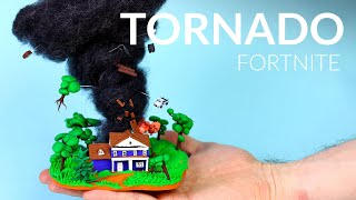 Creating the TORNADO from Fortnite Chapter 3 – polymer clay tutorial [upl. by Corrinne]