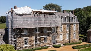 La restauration du Château de la Faucille  Préservation dun joyau du pays Angevin  Partie 1 [upl. by Annoyik]