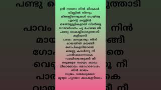 Yayaya yadava enikkariyam devaragam 20lyrics short malayalam song premalu [upl. by Ahsitam]