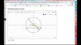 Edmentum Geometry  Relationships among Inscribed Angles Radii and Chords part 4 of 4 [upl. by Narahs30]