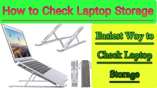 how to check laptop storage  amazing subscribe trending foryou viral ytshorts yt support [upl. by Neelhsa]