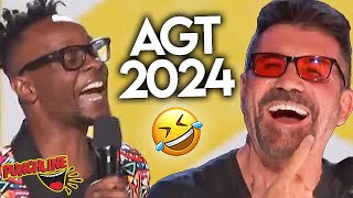 Stand Up Comedian Has The JUDGES And Crowd Laughing AGT 2024 [upl. by Daniell]