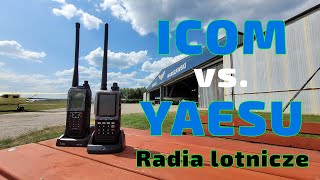 Radio lotnicze Icom vs Yaesu [upl. by Arathorn701]