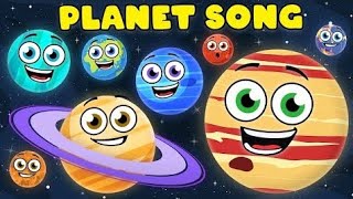 The Planet Song  8 Planets of the Solar System Song for Kids  Kids Rhymekids world [upl. by Ecyal629]