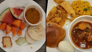 Breakfast Menu In Hotel Kyriad PrestigeGoa Calangute [upl. by Pfeifer]