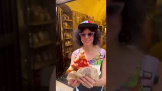 Giorgia Angiuli eats pizza at quotPanificio Fiorequot in Bari shorts [upl. by Kristy195]