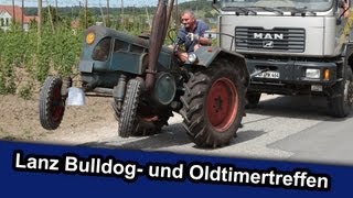 Lanz Bulldog und Oldtimertreffen  LocalEventclips [upl. by Meagher]