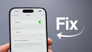 Easy Fix for iPhone Not Connecting To Wi Fi [upl. by Giordano]