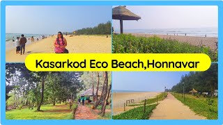 Kasarkod Eco Beach  Honnavar  Must Visit In Honnavar BeachPlaces to Visit Coastal Highway Trip [upl. by Herwin]