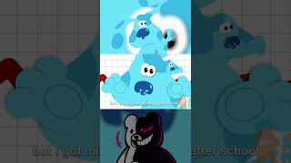 BLACKENEDBLUE  shorts rapbattle fyp foryoupage bluesclues blue monokuma danganronpa [upl. by Llij]