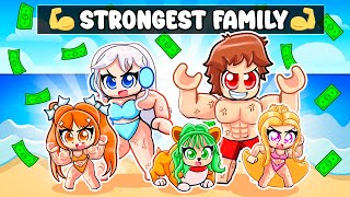 Having A BODY BUILDER Family In Roblox [upl. by Lechar]